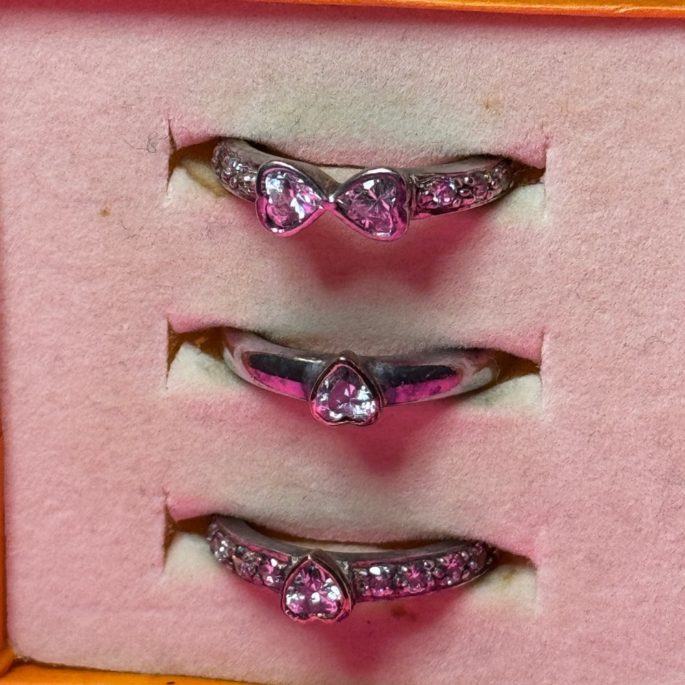 Folli Follie Elegant Silver Ring Set 3 silver size 6 - Picture 4 of 15